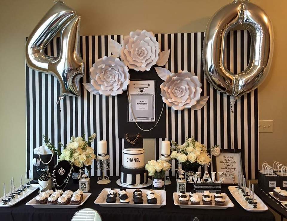 My Chanel Theme 40th Birthday  - Chanel