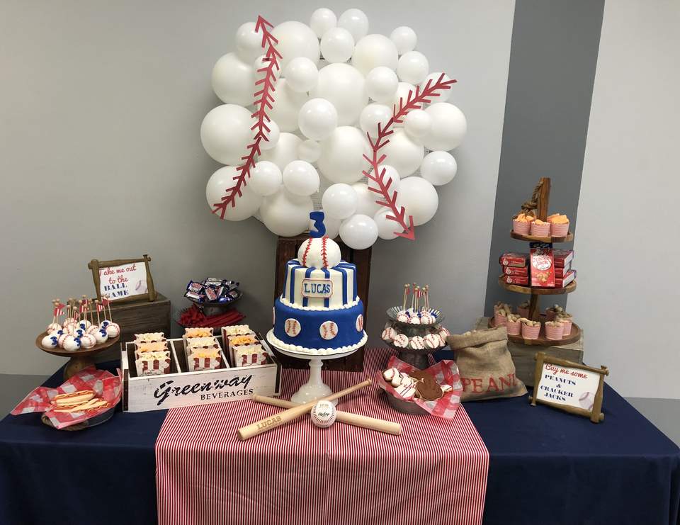 Baseball / Birthday "Vintage Baseball Party" Catch My Party