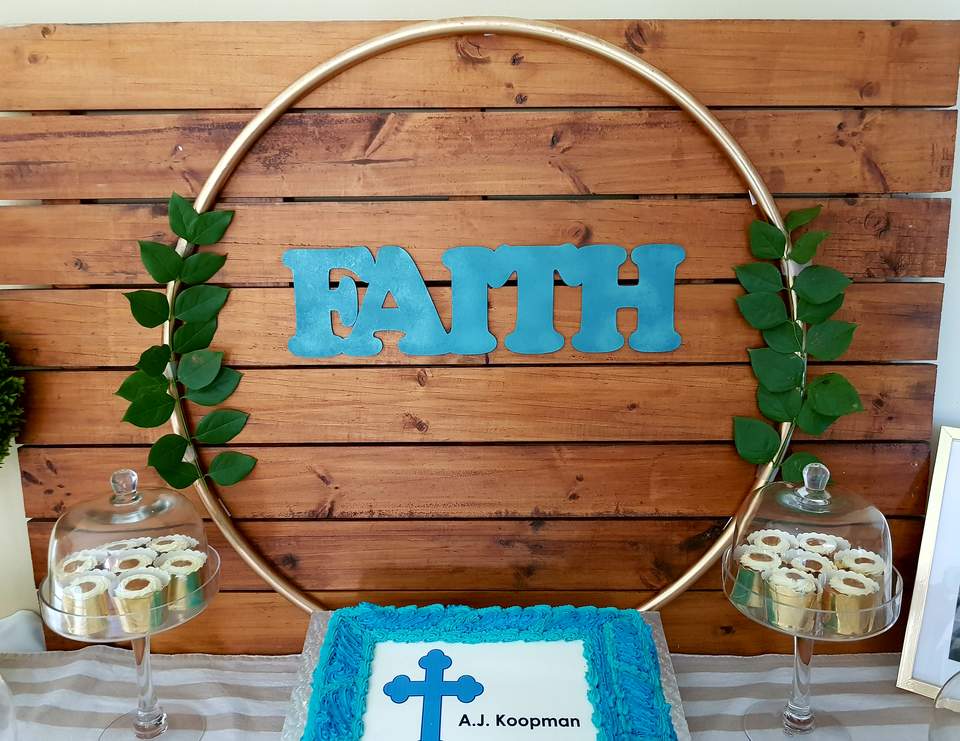 Rustic / Baptism "Rustic Chic Baptism" Catch My Party