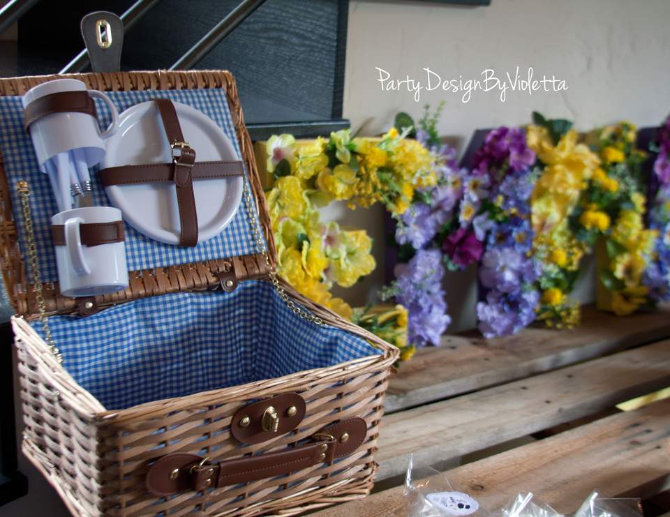 Summer vibes in the meadow purple & yellow / Birthday "Magic Flower