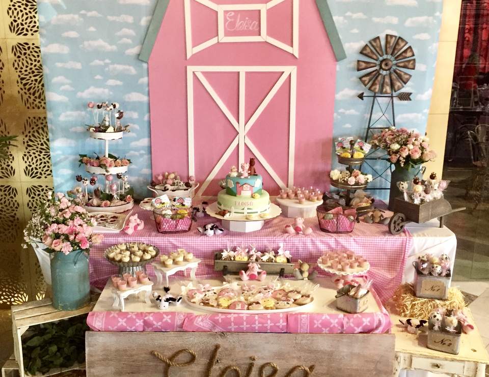 Farm Girl Birthday Party - Farm