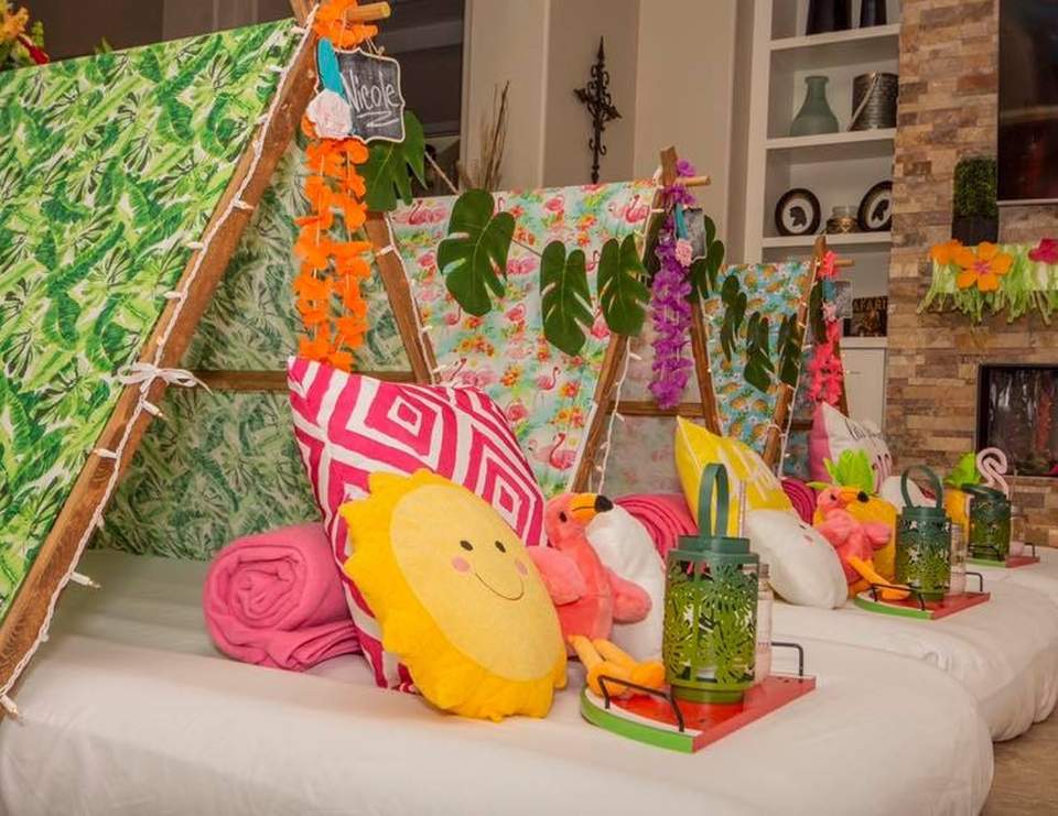 Let’s Flamingle - Tropical Sleepover