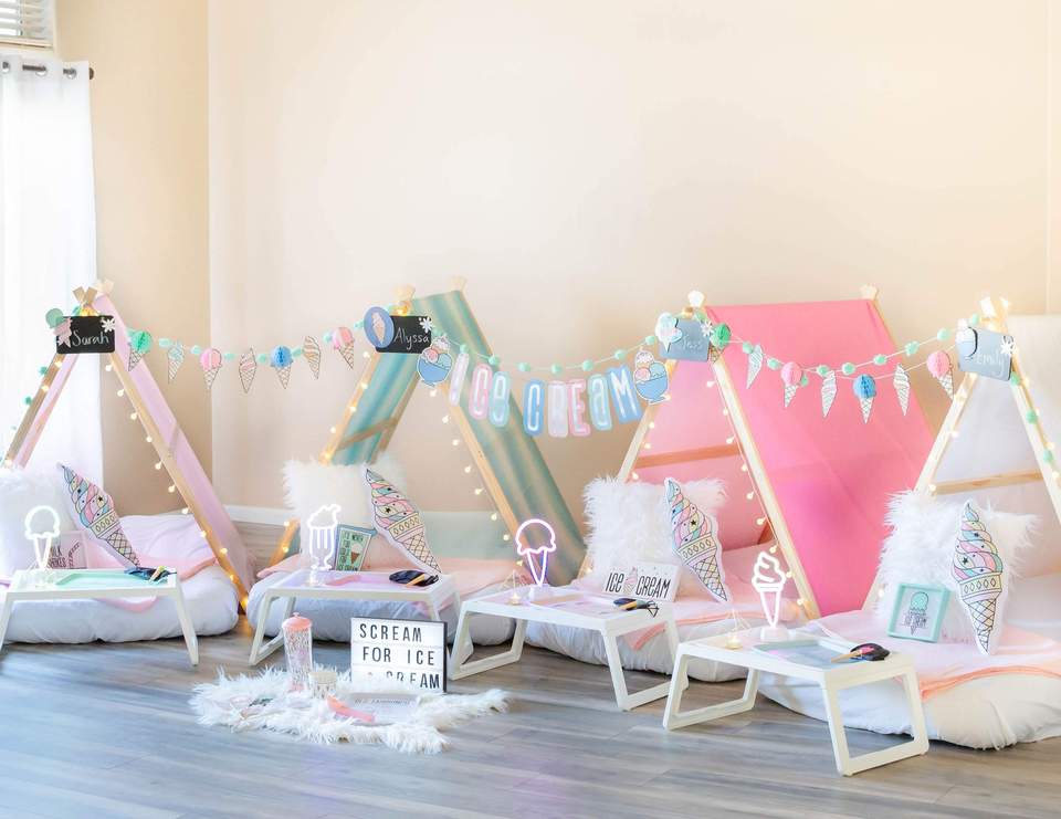 Ice Cream Slumber Party - Ice Cream