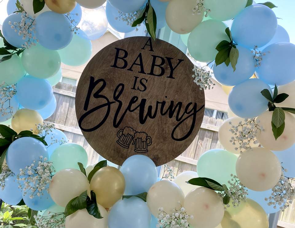 Brews and Bottles / Baby Shower "Baby is Brewing " Catch My Party