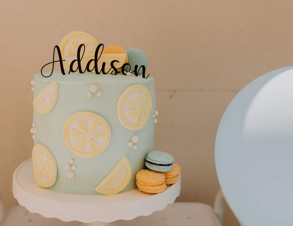 Addison’s Lemon pool party - Lemon pool party