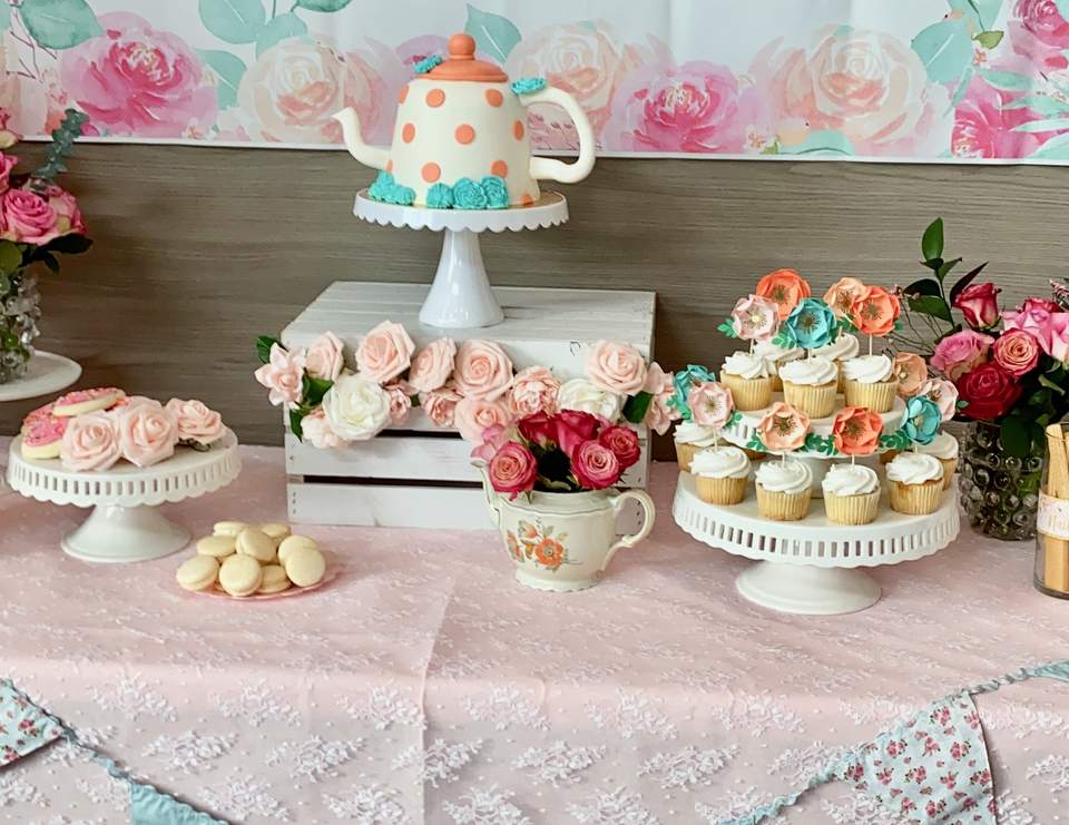 Hailey's Birthday Par-Tea - Floral Spa & Tea Party