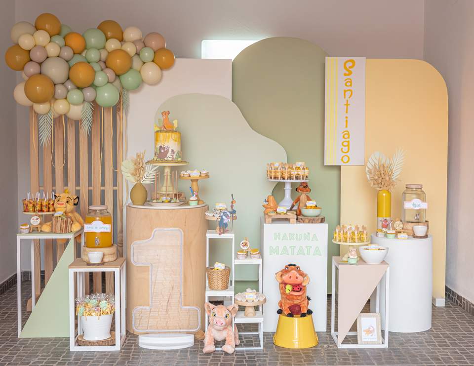 Santiago's Lion King 1st Birthday Party - Lion King