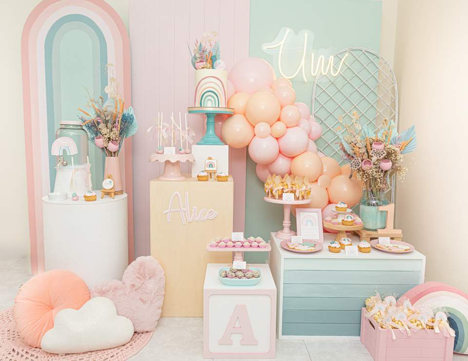 Alice's Rainbow Party - Rainbows