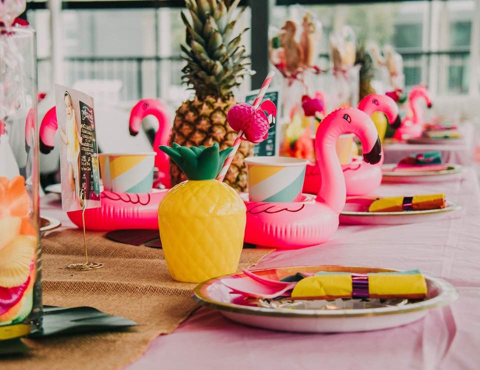 Flamingo 1st Birthday Party - Flamingos