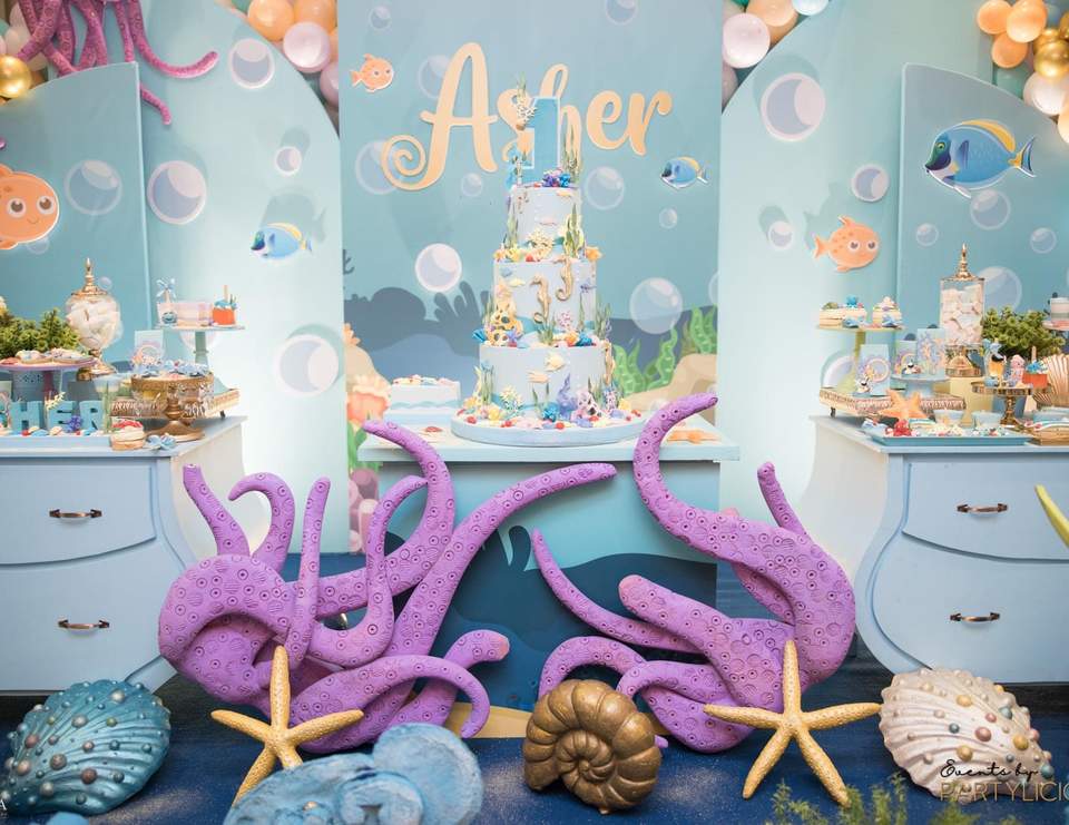 Under the sea / Birthday "Under the sea theme 1st Birthday " | Catch My