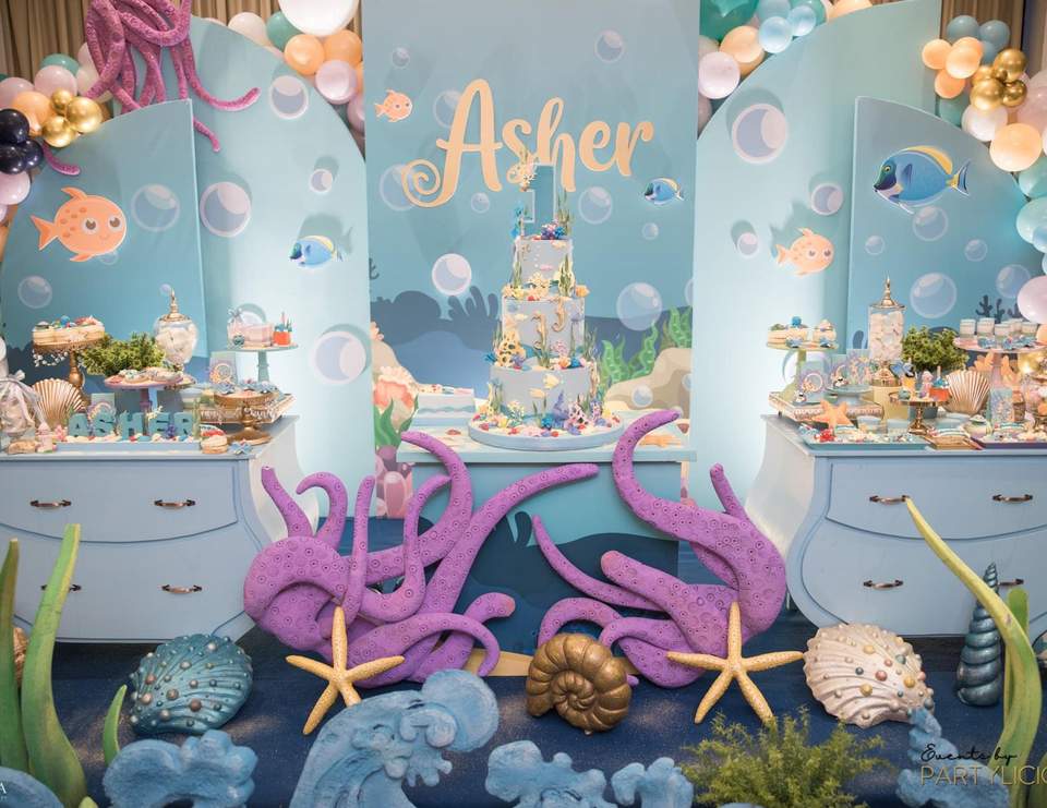 Under the sea theme 1st Birthday - Under the sea