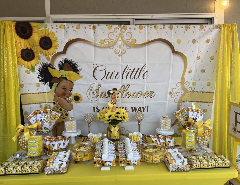 Sunflower Baby Shower Sunflower Baby Shower Catch My Party