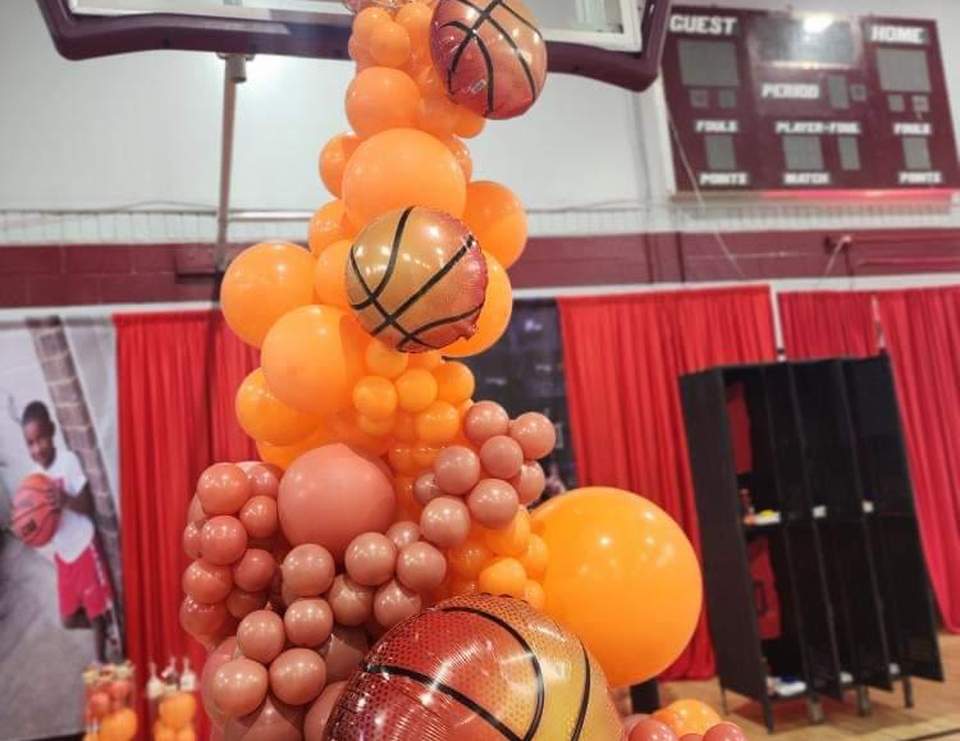 Basketball / Birthday "Ayden Five X MVP" Catch My Party