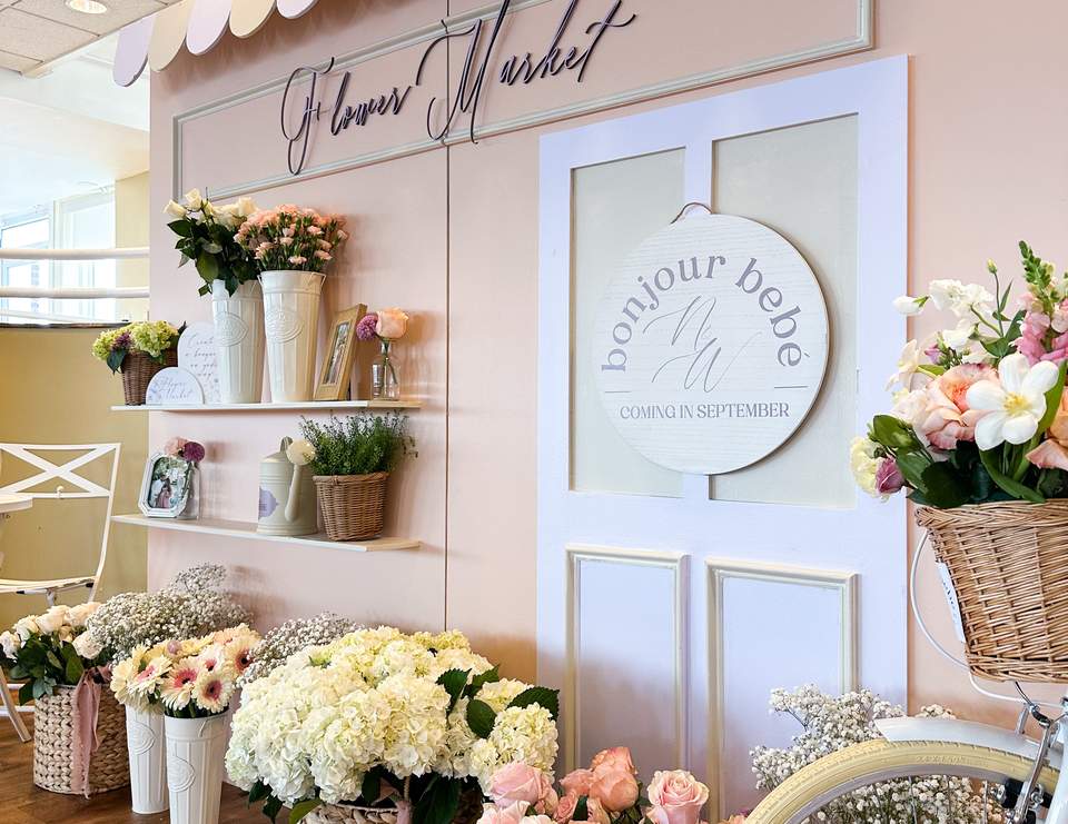 Bonjour Bebe Baby Shower  - Baby in Bloom