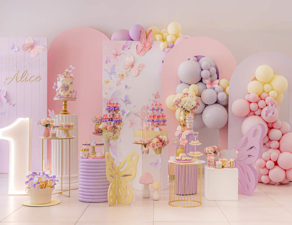 Butterfly Birthday Party  - Butterflies