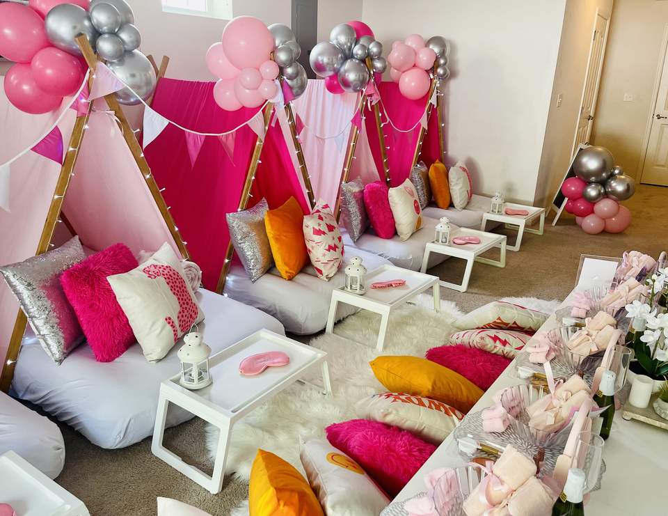 Preppy spa day birthday party - Preppy spa day birthday party