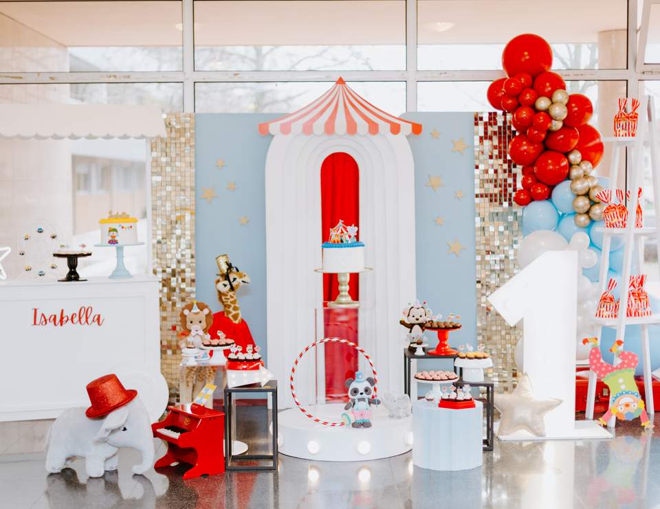 Circus 1st Birthday Party - Circo