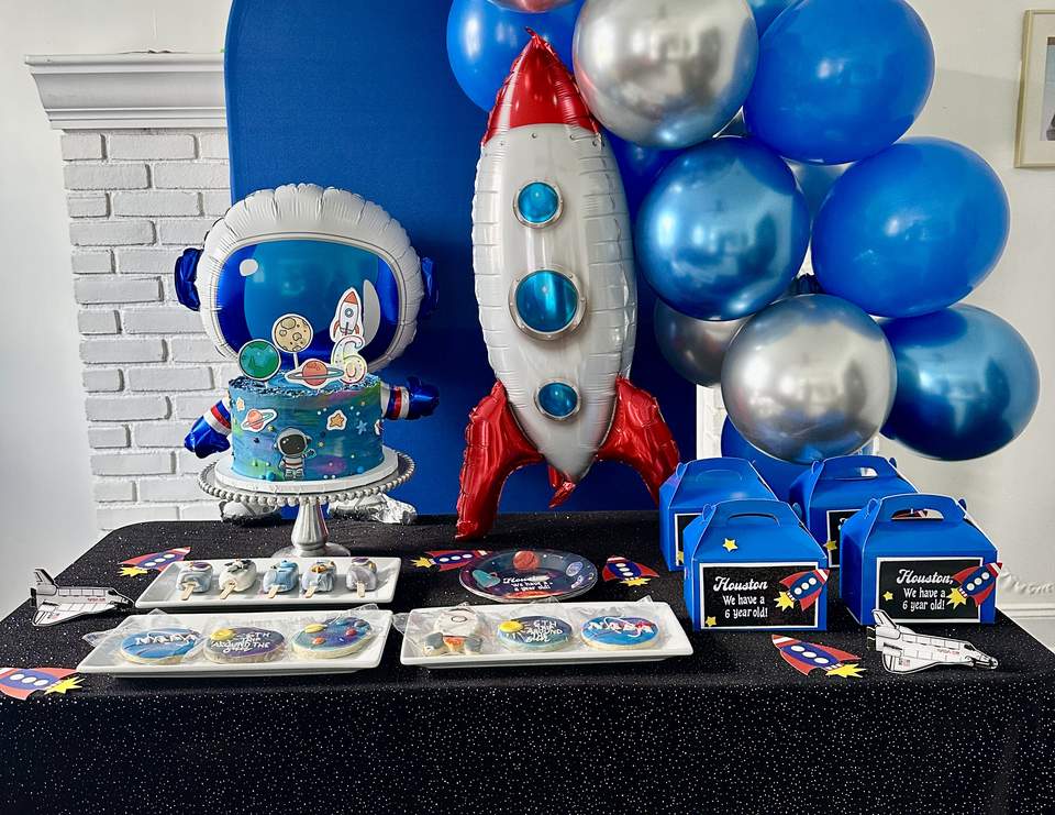 Space 6th Birthday Party - Outer Space