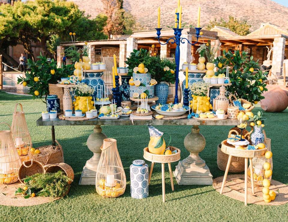 Touch of Lemon & Aegean blue - Mediterranean 