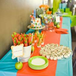 Boston turns 1 - Orange, Blue, Green