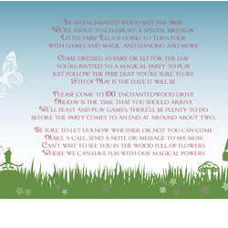 Ella's enchanted wood fairy party - Fairy