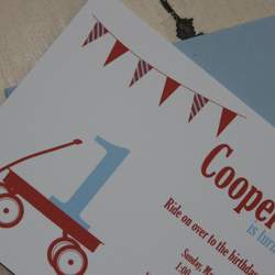 Cooper's First Birthday! - Red & Blue