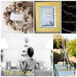 Modern Gray and Yellow "Feather Her Nest" Shower - Birds