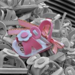Couple's Shower  - Pink and Green Butterflies