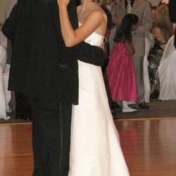 wedding of great friends - ivory & burgundy colors