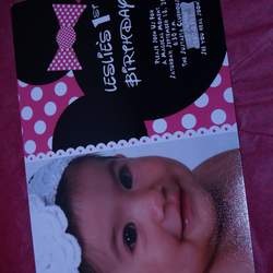 Leslie's 1st Birthday - Minnie Mouse