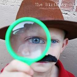 Detective party - Boy's birthday party