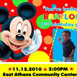 Braylon's 2nd Birthday - Mickey Mouse