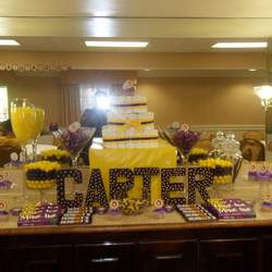 Nene's "LA Laker" Babyshower - LA Lakers (purple & gold)