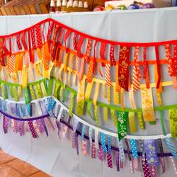 Milla turns 3 in a Rainbow of Ribbons - Rainbow of Ribbons