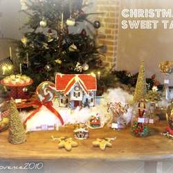 christmas sweet table by Nadège - gingerbread, sweets, homemade