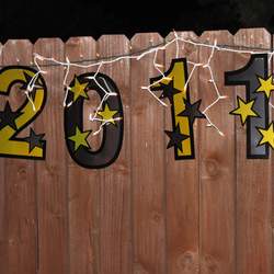 Bring In A Sparkling New Year - Silver Gold & Black