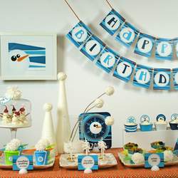 Toddler Sweet Table - Flurry of Fun Winter Theme