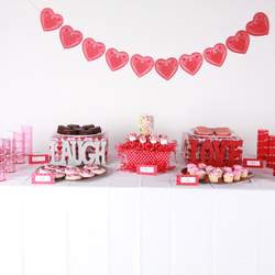 Valentines Target Inspired Treat Table - Valentines Day 