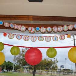 Colorful 1st Birthday - Bubbles & Balls