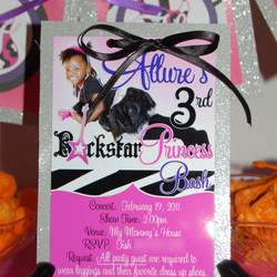 Alley-Pooh's (Three Year Old) Rockstar Princess Party - Rockstar Princess Party