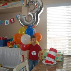 Alex's 3rd birthday - Dr. Seuss 