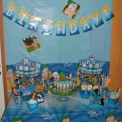 My son's 7 th birthday - Phineas and Ferb