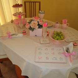 A pretty Playdate! - Pretty in Pink for the Guest of Honour!