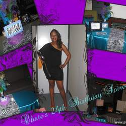 Chate's 24th Birthday - Pretty Purple & Peacock Party!