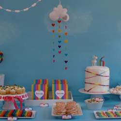 Alannah's Wrap me in Rainbow's Party - Rainbow