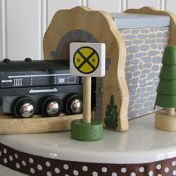A Train Themed Dessert Table - None