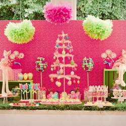 Whimsical Pink/Green Easter Party - Easter