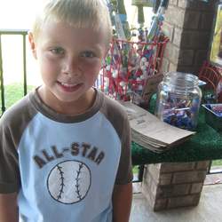 Brant's 5th Birthday Party - Baseball