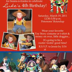 Toy Story (Luke's 4th Birthday Party) - Toy Story