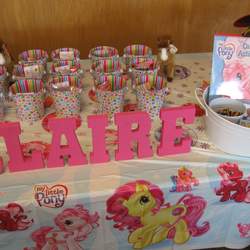 My Little Pony/Rainbow Party - My Little Pony and Rainbows